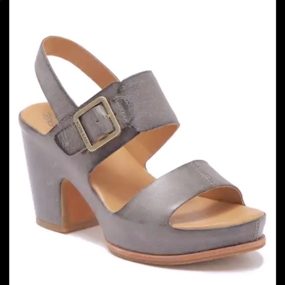 Kork-Ease Gray Sandals - Picture 2 of 14